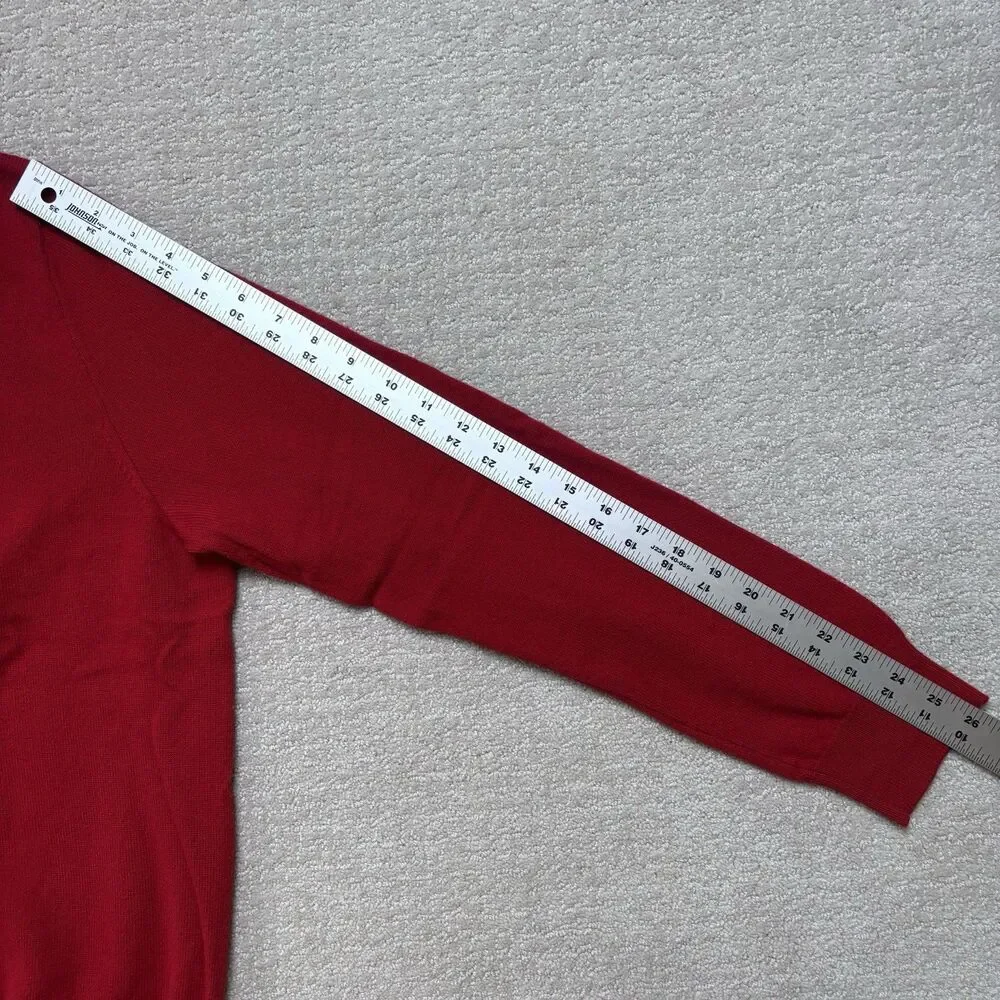 Polo Ralph Lauren Merino Wool V-Neck Sweater Mens L Prep Old Money Quiet Luxury